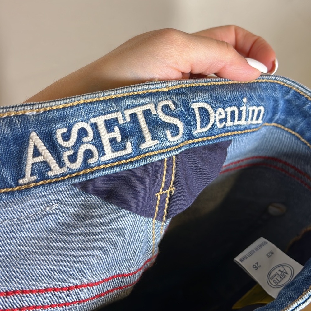 Assets Denim Light Blue Distressed Skinny Jean - Picture 15 of 16